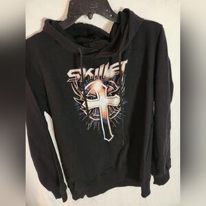 Black Skillet Graphic Hoodie